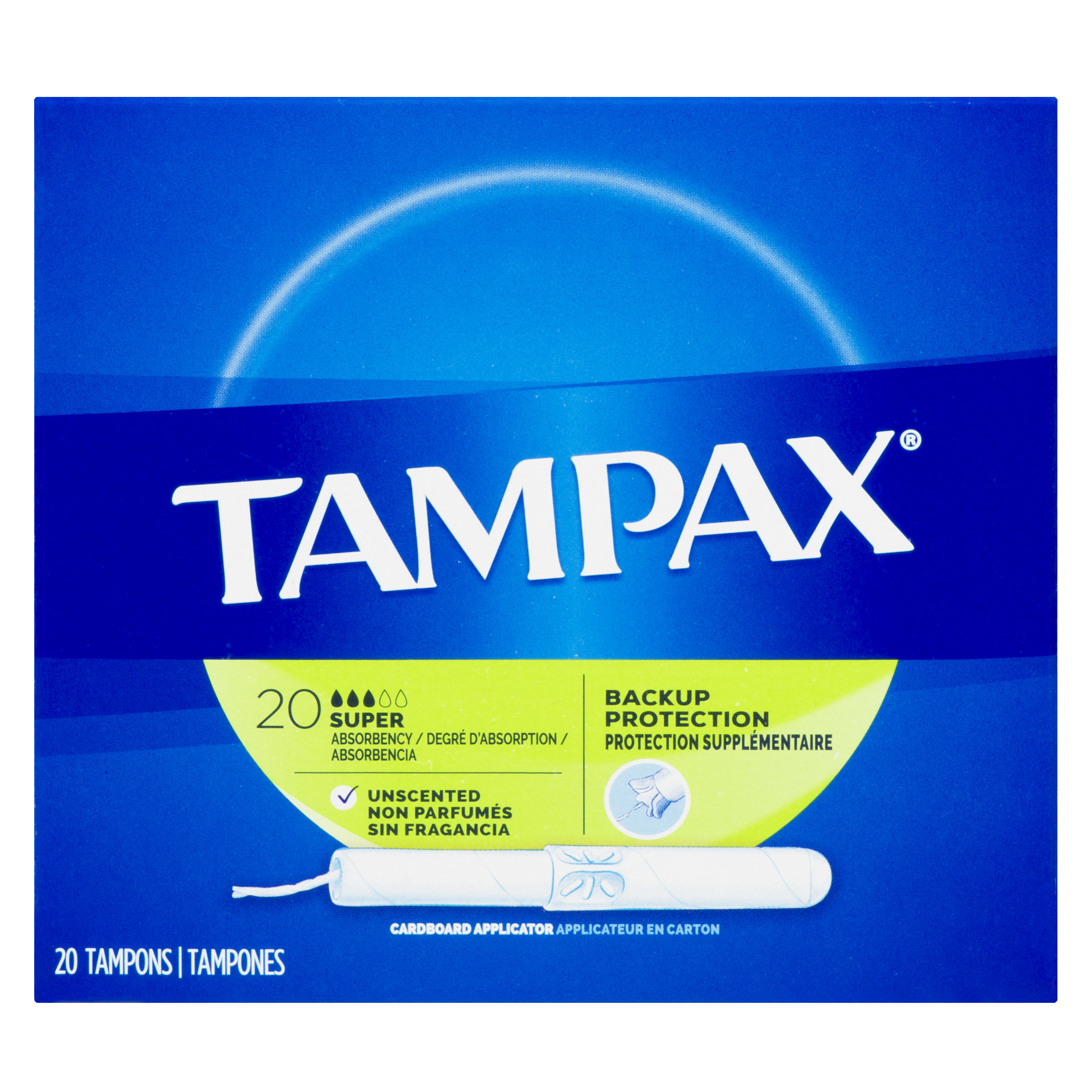 Tampax Super Absorbency Tampons Unscented