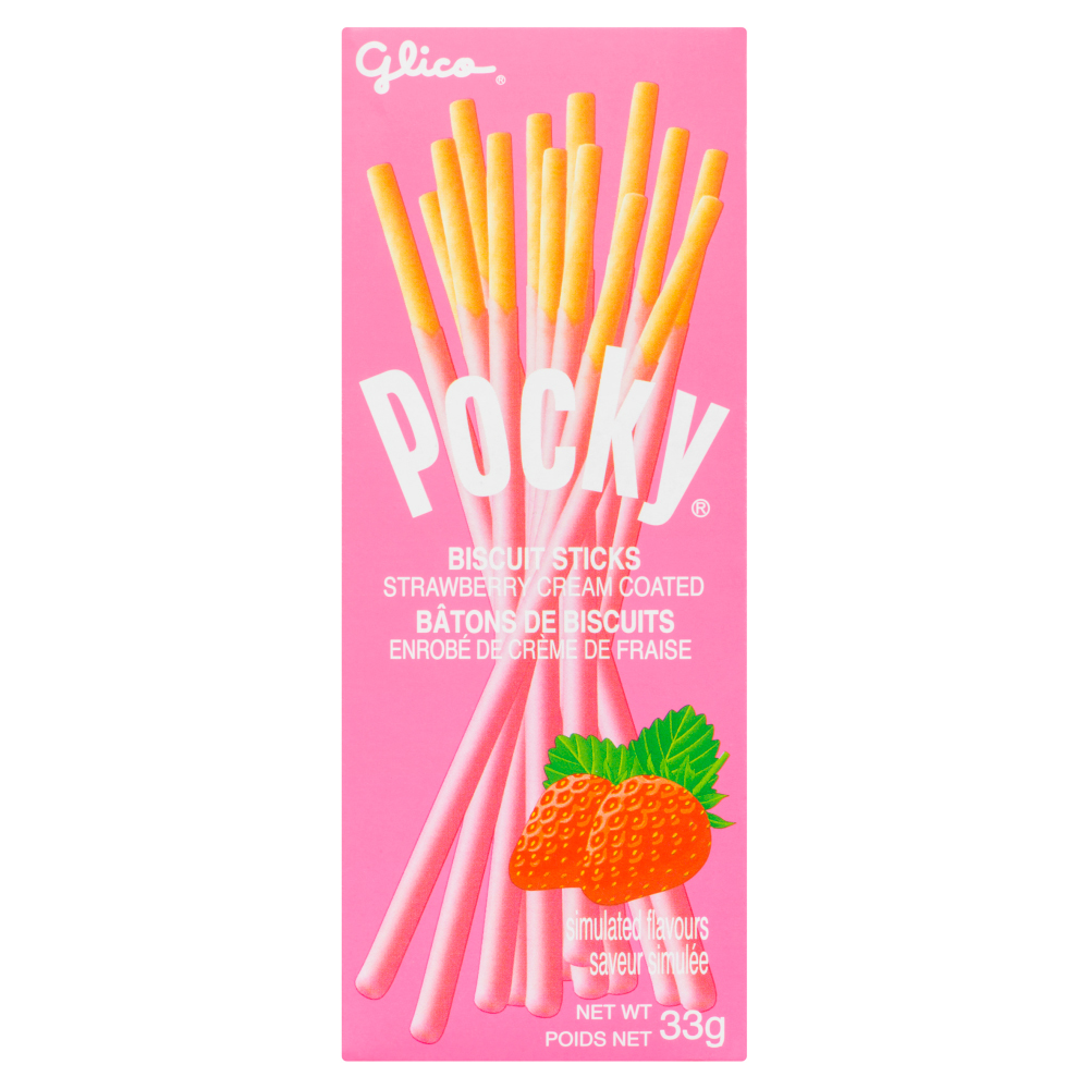 Glico Pocky Biscuit Sticks - Strawberry