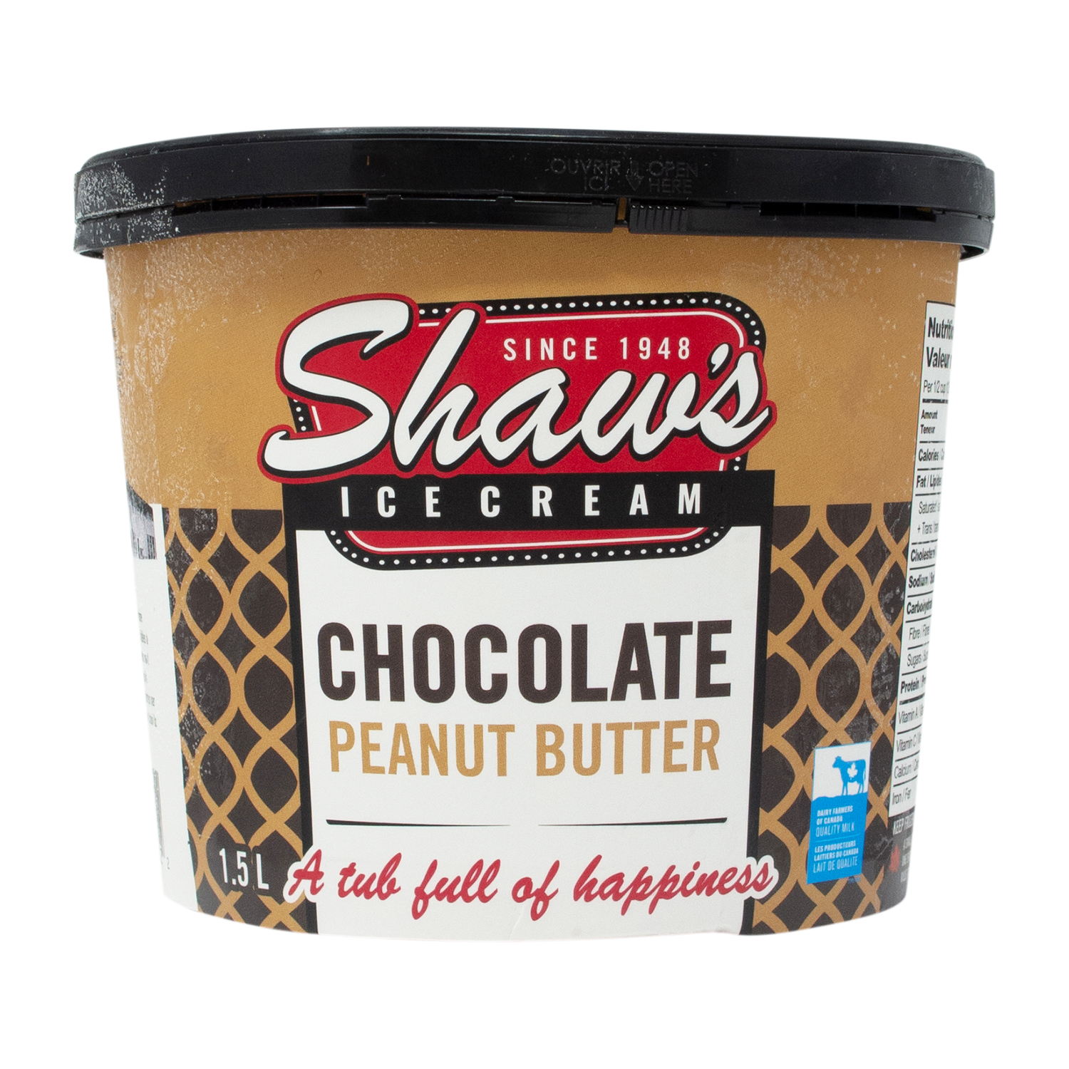Shaw's Chocolate Peanut Butter Ice Cream