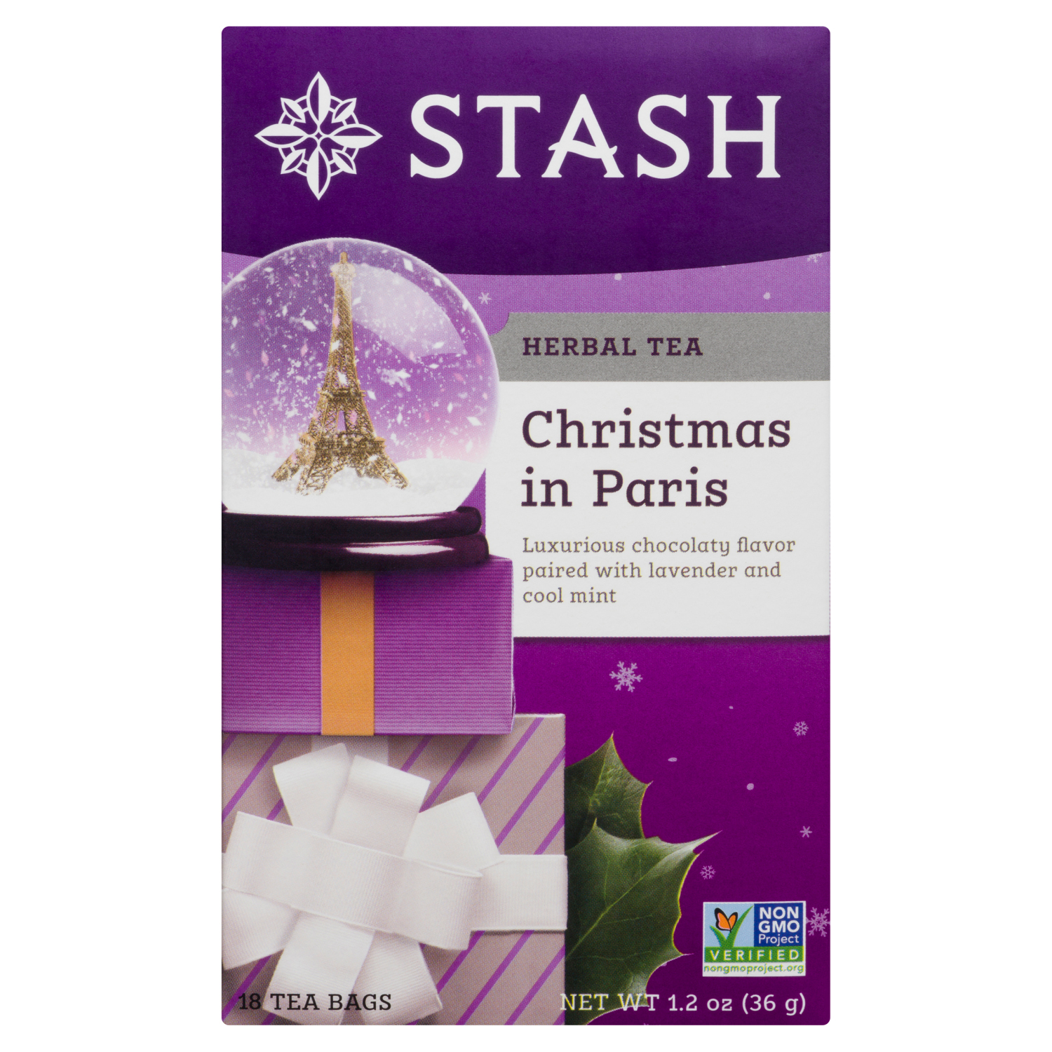 Stash Herbal Tea Christmas In Paris Chocolaty Lavender & Cool Mint