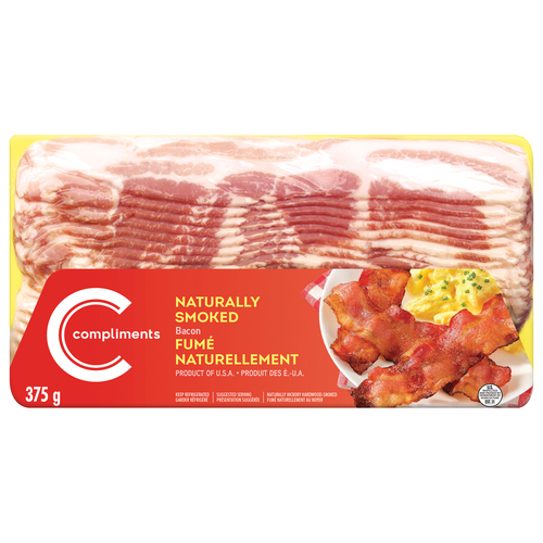 Compliments Naturally Smoked Bacon