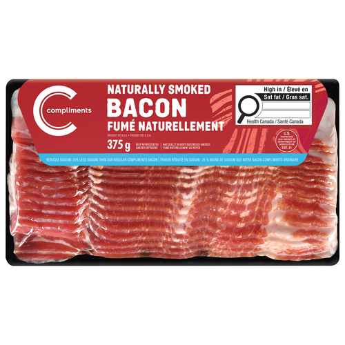 Compliments Naturally Smoked Bacon