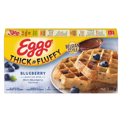 Kelloggs Eggo Thick & Fluffy Waffles Original