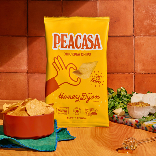 Buy Peacasa Chickpea Chips Honey Dijon 128 g | Thrifty Foods
