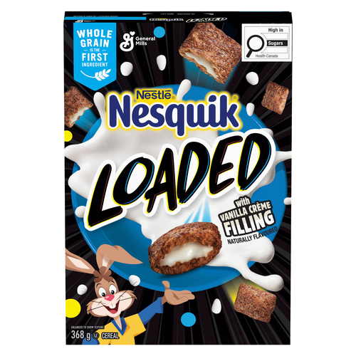 Nestlé Nesquik Loaded Cereal Chocolate With Vanilla Crème