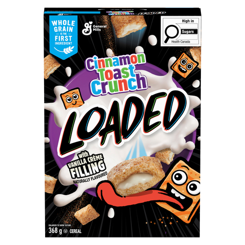Cinnamon Toast Crunch Loaded Cereal Real Cinnamon Vanilla Crème 368 g