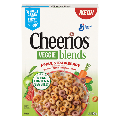Cheerios Veggie Blends Cereal Apple Strawberry