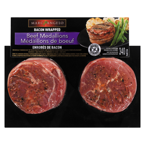 Marcangelo Beef Medallions Bacon Wrapped
