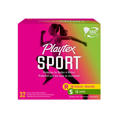 Playtex-Sport Tampons Regular & Super Multi Pack 32 Count