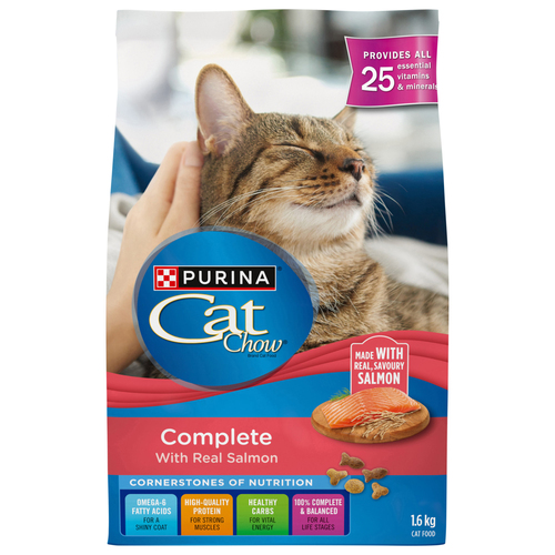 Cat Chow Complete Dry Cat Food Real Salmon