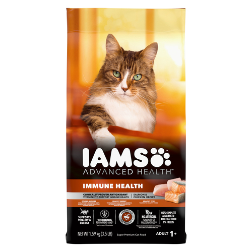 Iams Advanced Health Immune Health Adult Dry Cat Food Salmon