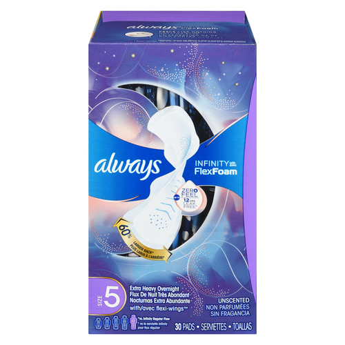 Always Infinity Feminine Hygiene Pads