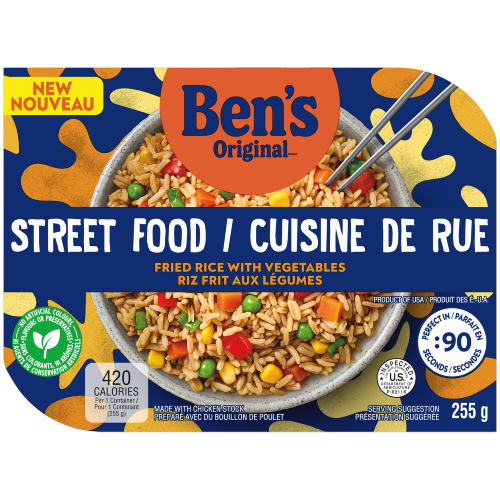 Ben's Original Street Food Fried Rice with Vegetables Prepared Entrée
