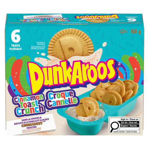 DunkAroos Cinnamon Toast Crunch Vanilla Cookies And Cinnadust Frosting