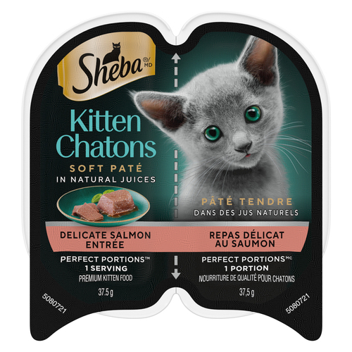 Sheba Perfect Portions Kitten Delicate Salmon Paté Wet Cat Food