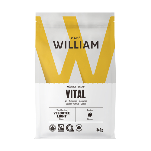 William Coffee Organic Whole Bean Coffee Awake Light Roast