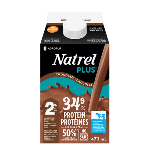 Buy Natrel Plus Lactose-Free 2% Milk Chocolate 473 ml | IGA