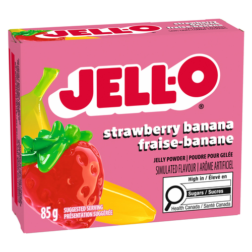 Buy Jell-O Jelly Powder Strawberry Banana 85 g | Foodland
