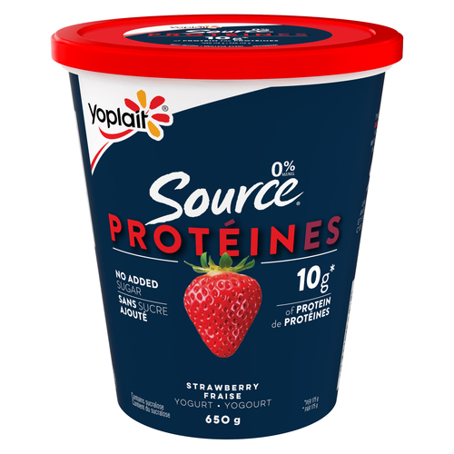 Buy Yoplait Yogurt Source Protein Strawberry 650 g | Thrifty Foods