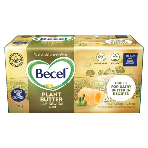 Becel Plant Based Butter With Olive Oil Salted