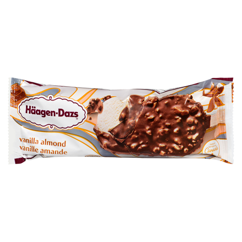 Buy Haagen-Dazs Ice Cream Bar Vanilla & Almond 88 ml | Foodland