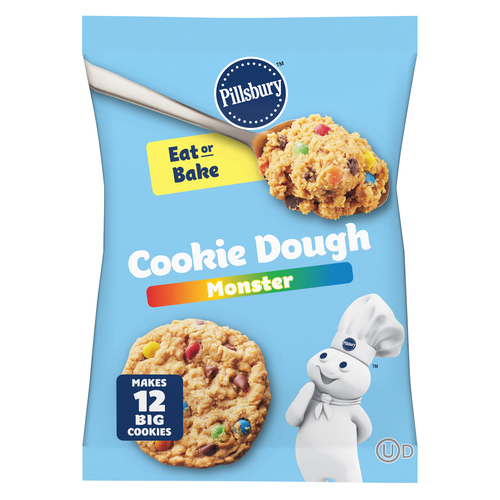 Buy Pillsbury Ready To Bake Cookie Dough Monster Peanut Butter