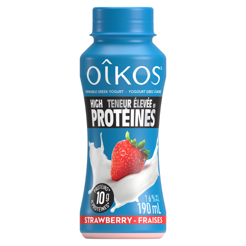 Oikos Greek Yogurt Drink, Vanilla, High Protein