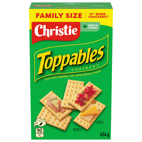 Christie Toppables Crackers Family Size 454 g