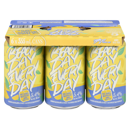 Buy Beach Day Every Day Beer Iced Tea 6 x 355 ml (cans) | IGA