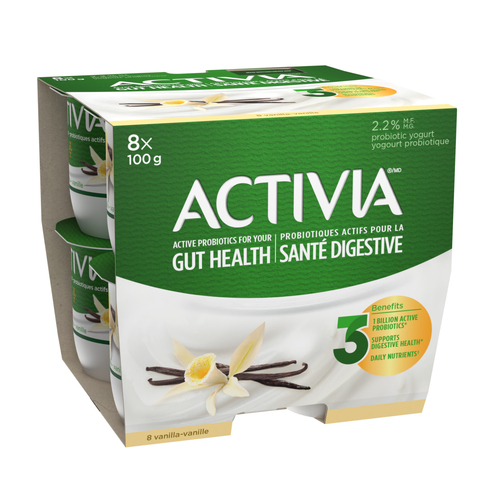 Activia 2.2% Yogurt With Probiotics Vanilla