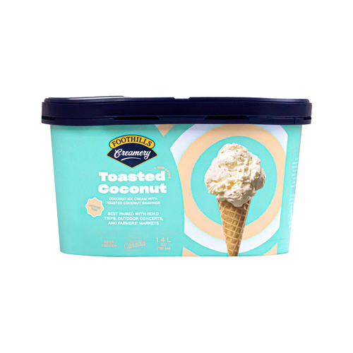 Foothills Creamery Ice Cream Toasted Coconut