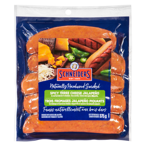 Schneiders Spicy Three Cheese Jalapeño Smoked Sausage