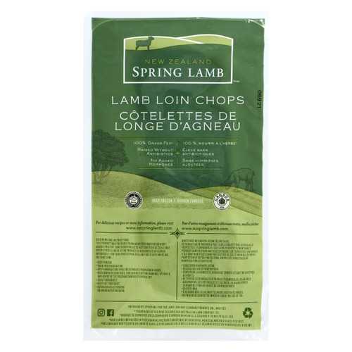 Buy New Zealand Spring Lamb Frozen Lamb Loin Chops 350 g | Sobeys Inc.