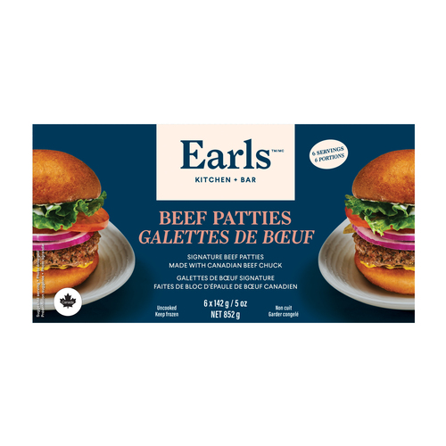 Earl's Beef Burgers 100% Canadian Chuck