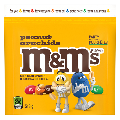 Buy Mars Canada M&M's Peanut Chocolate 513 g | IGA