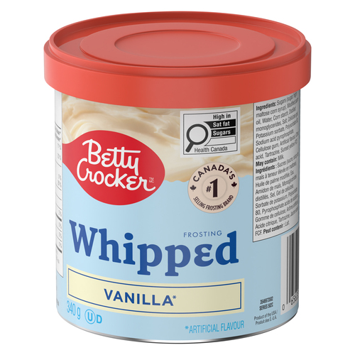 Betty Crocker Gluten-Free Whipped Frosting Vanilla 340 g