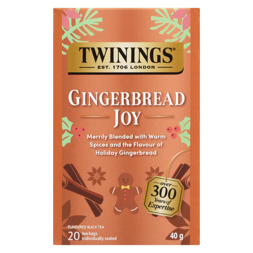 Twinings Black Tea Gingerbread Joy