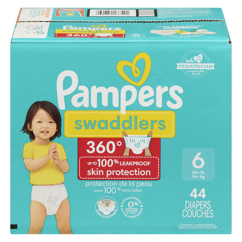 Buy Pampers Swaddlers 360 Baby Diapers Size Super 44 Count FreshCo