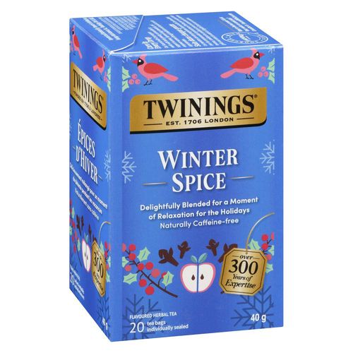 Buy Twinings Flavoured Herbal Tea Winter Spice 20 Tea Bags