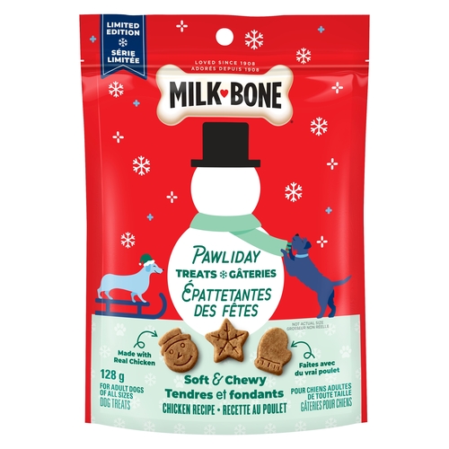 Milk Bone Dog Treats Winter Shapes Chicken
