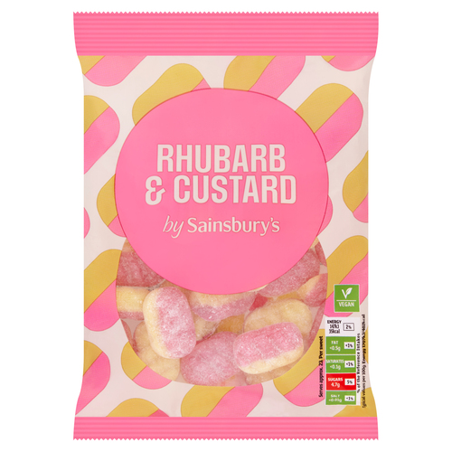 Sainsbury's Rhubarb and Custard Candy