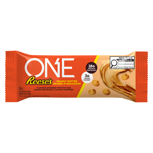 One Reese's Protein Bar Peanut Butter