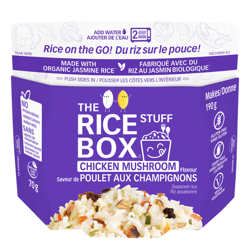 Floating Leaf Rice Stuff Box Chicken Mushroom