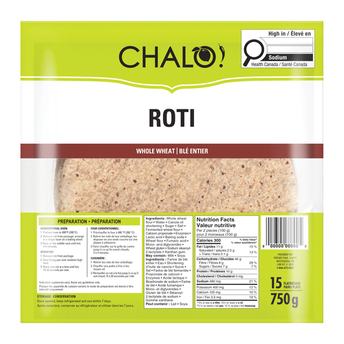 Chalo! Roti Whole Wheat