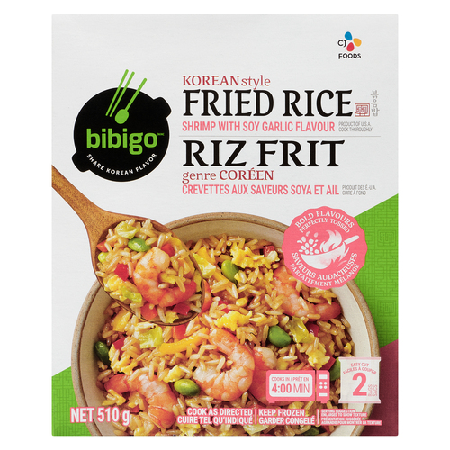 Buy Bibigo Frozen Fried Rice Korean Style Shrimp With Soy Garlic 510 g ...