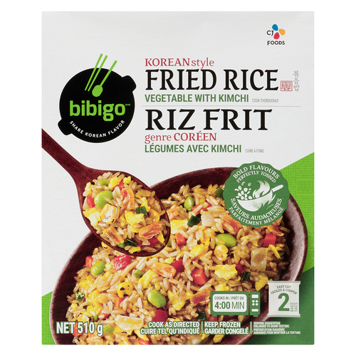 Buy Bibigo Frozen Korean Style Fried Rice Vegetable With Kimchi 510 g ...