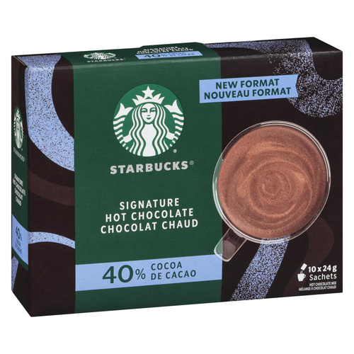 Buy Starbucks Hot Chocolate Mix 40% Cocoa 10 Pack 240 g | Foodland