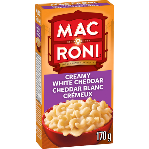 Buy Mac-A-Roni Pasta With Sauce Creamy White Cheddar Flavour 170 g ...