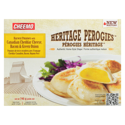 Cheemo Cheddar Cheese Bacon Perogies