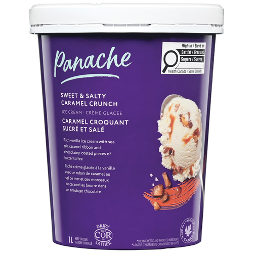 Panache Ice Cream Sweet & Salty Caramel Crunch
